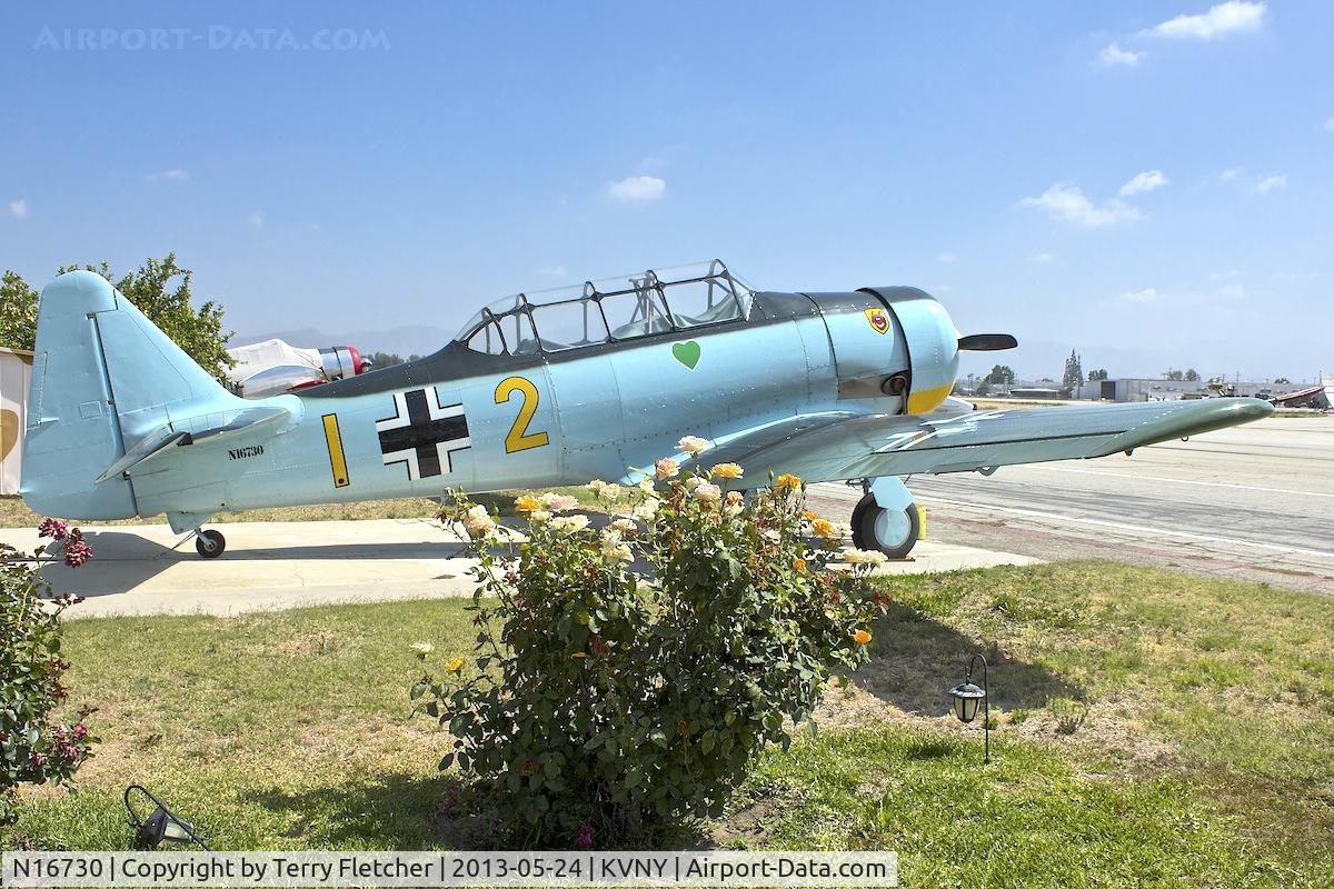 N16730, 1941 North American AT-6C C/N 75-3473, One of the Condor Squadron Texans at Van Nuys Airport