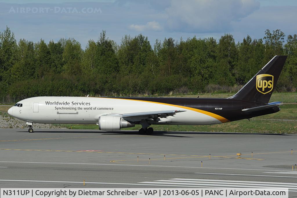 N311UP, 1996 Boeing 767-34AF C/N 27741, UPS Boeing 767-300