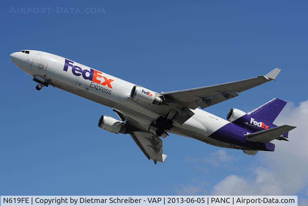 N619FE, 1996 McDonnell Douglas MD-11F C/N 48770, Fedex MD11