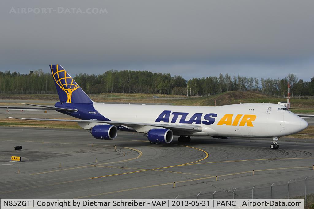 N852GT, 2012 Boeing 747-87UF C/N 37571, Atlas Air Boeing 747-8