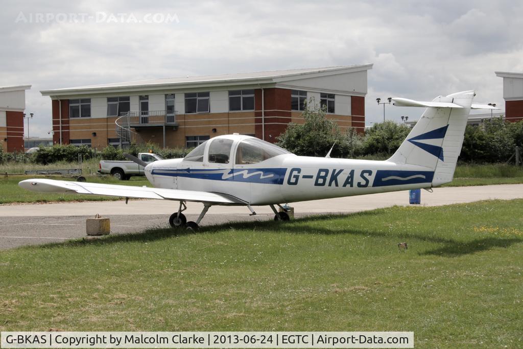 G-BKAS, 1979 Piper PA-38-112 Tomahawk Tomahawk C/N 38-79A1075, Piper PA-38-112 Tomahawk. Cranfield Airport, June 2013.
