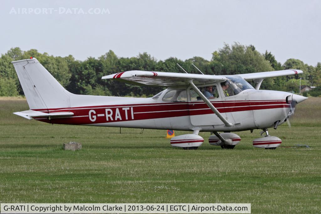 G-RATI, 1975 Reims Cessna F172M ll C/N 1311, Reims 172M Skyhawk. Cranfield Airport. June 2013.