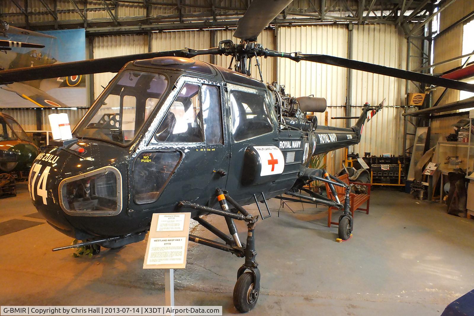G-BMIR, 1967 Westland Wasp HAS.1 C/N F9670, preserved at the South Yorkshire Aircraft Museum, AeroVenture, Doncaster