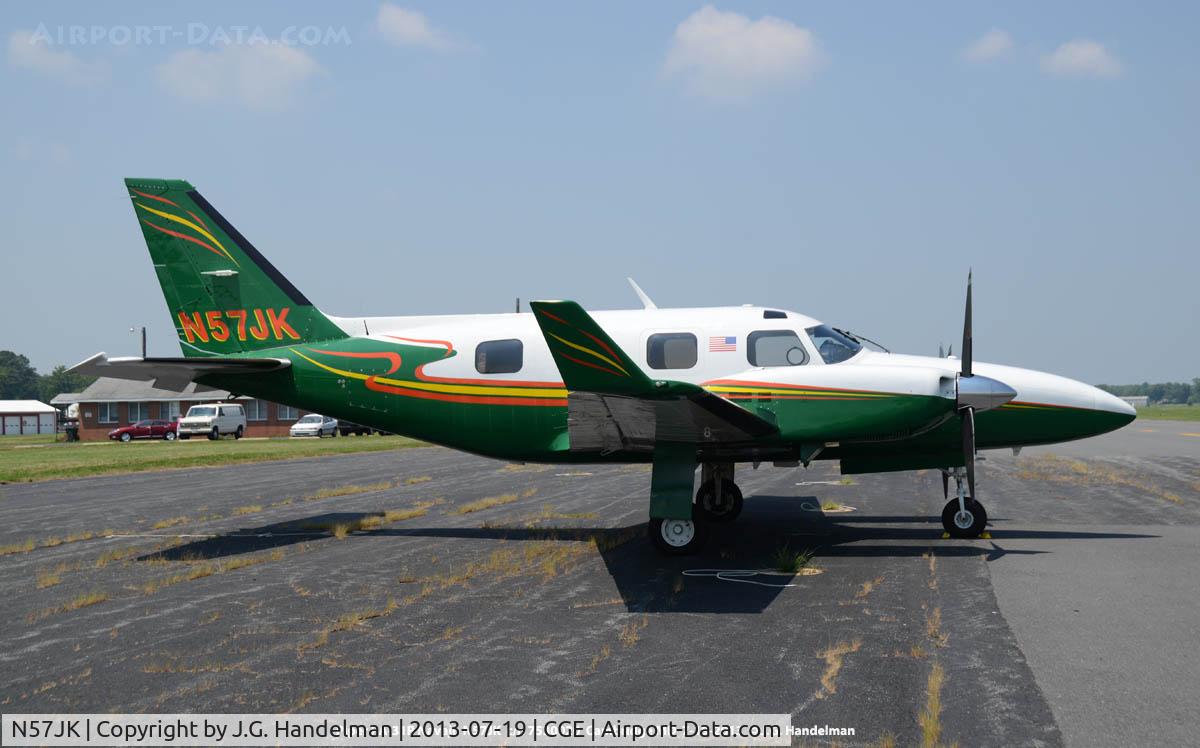 N57JK, 1975 Piper PA-31P Navajo C/N 31P-7530020, At  Cambridge-Dorchester MD.