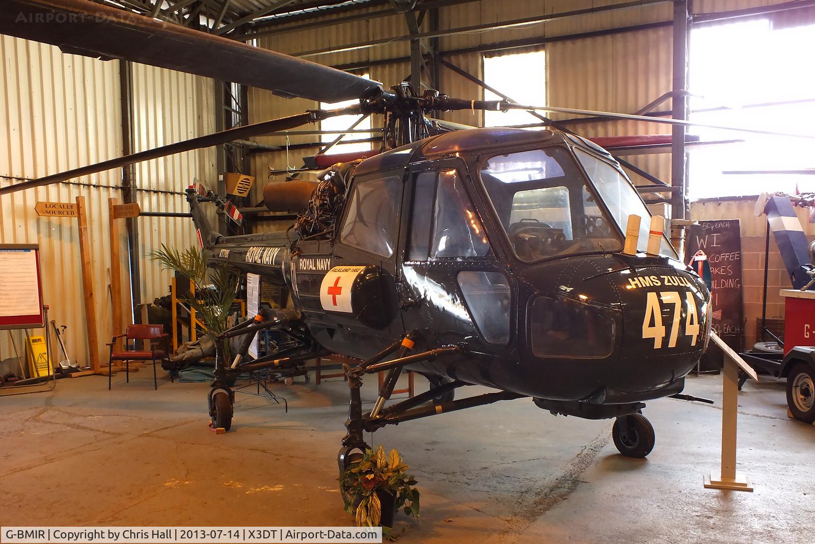 G-BMIR, 1967 Westland Wasp HAS.1 C/N F9670, preserved at the South Yorkshire Aircraft Museum, AeroVenture, Doncaster