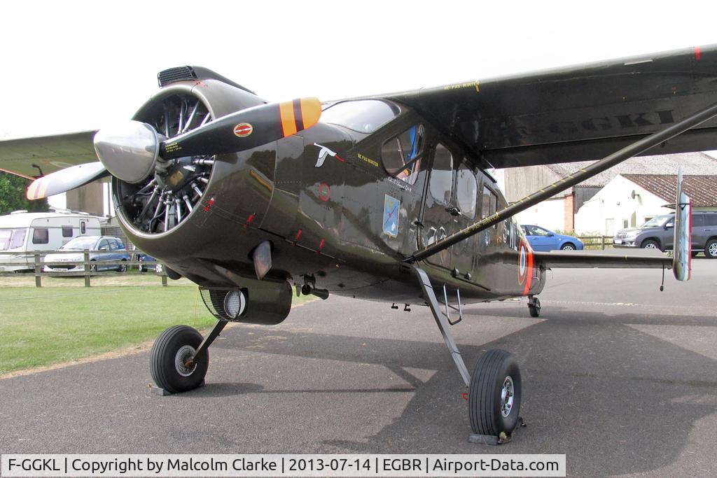 F-GGKL, 1960 Max Holste MH.1521M Broussard C/N 255, Max Holste MH-1521M Broussard at The Real Aeroplane Company's Wings & Wheels Fly-In, Breighton Airfield, July 2013.