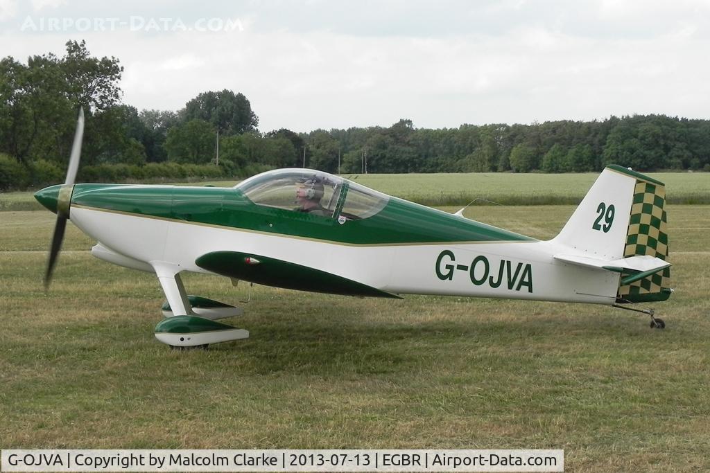 G-OJVA, 1998 Vans RV-6 C/N PFA 181-12292, Vans RV-6 at The Real Aeroplane Company's Wings & Wheels Fly-In, Breighton Airfield, July 2013.