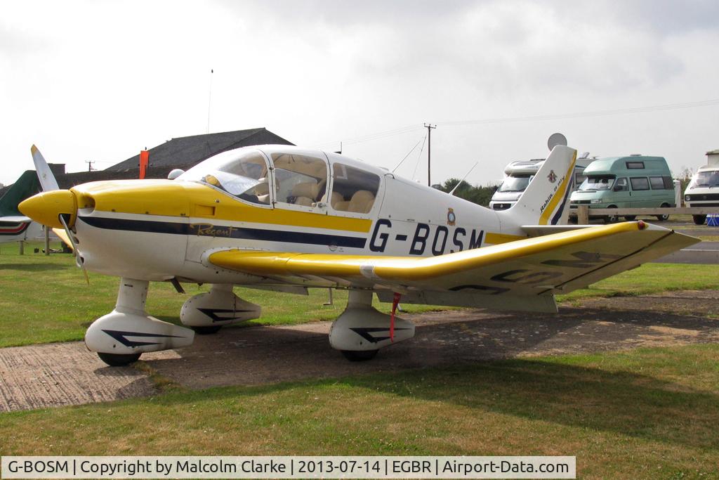 G-BOSM, 1970 Robin DR-253B Regent C/N 168, Robin DR-253B Regent at The Real Aeroplane Company's Wings & Wheels Fly-In, Breighton Airfield, July 2013.
