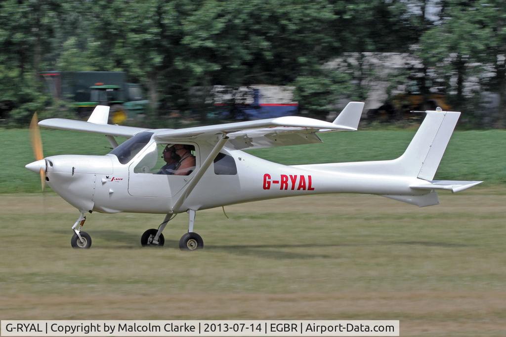 G-RYAL, 2000 Jabiru UL C/N PFA 274A-13365, Jabiru UL at The Real Aeroplane Company's Wings & Wheels Fly-In, Breighton Airfield, July 2013.