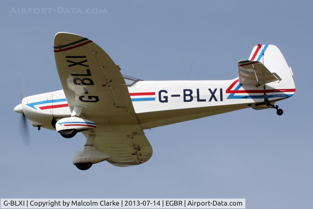 G-BLXI, 1965 Scintex CP-1310-C3 Super Emeraude C/N 937, Scintex CP-1310-C3 Super Emeraude at The Real Aeroplane Company's Wings & Wheels Fly-In, Breighton Airfield, July 2013.