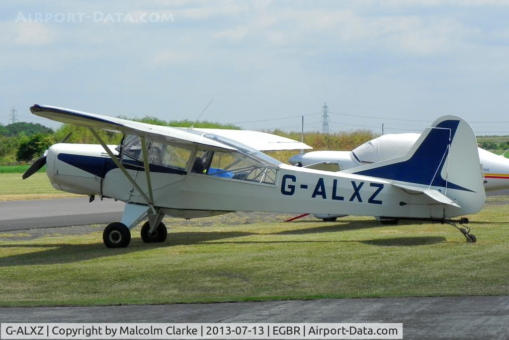 G-ALXZ, 1944 Taylorcraft Auster Mk.5/150 C/N 1082, Taylorcraft Auster Mk.5-150 at The Real Aeroplane Company's Wings & Wheels Fly-In, Breighton Airfield, July 2013.