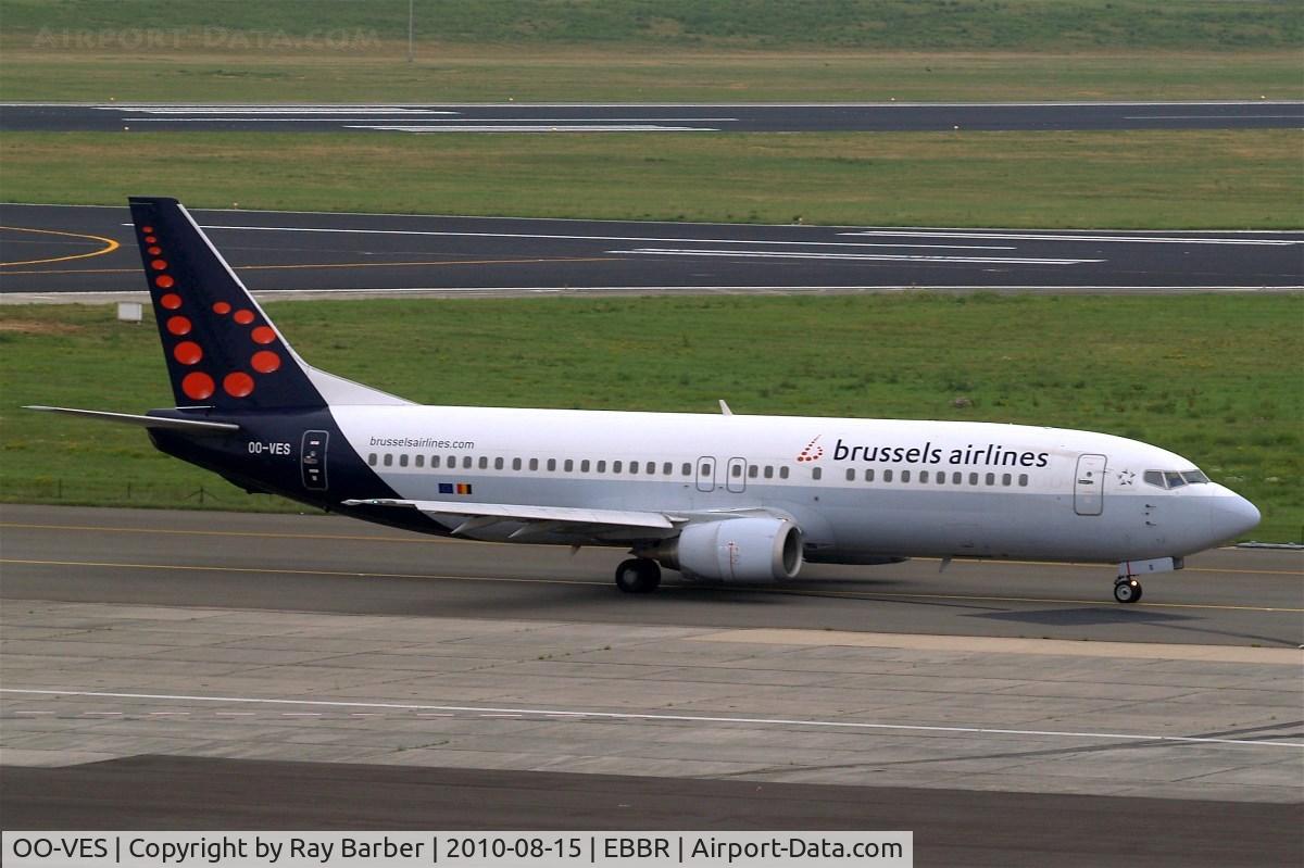 OO-VES, 1996 Boeing 737-43Q C/N 28493, Boeing 737-43Q [28493] (Brussels Airlines) Brussels~OO 15/08/2010
