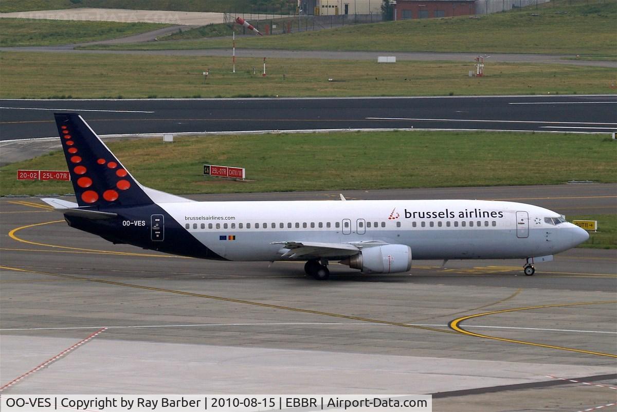 OO-VES, 1996 Boeing 737-43Q C/N 28493, Boeing 737-43Q [28493] (Brussels Airlines) Brussels~OO 15/08/2010