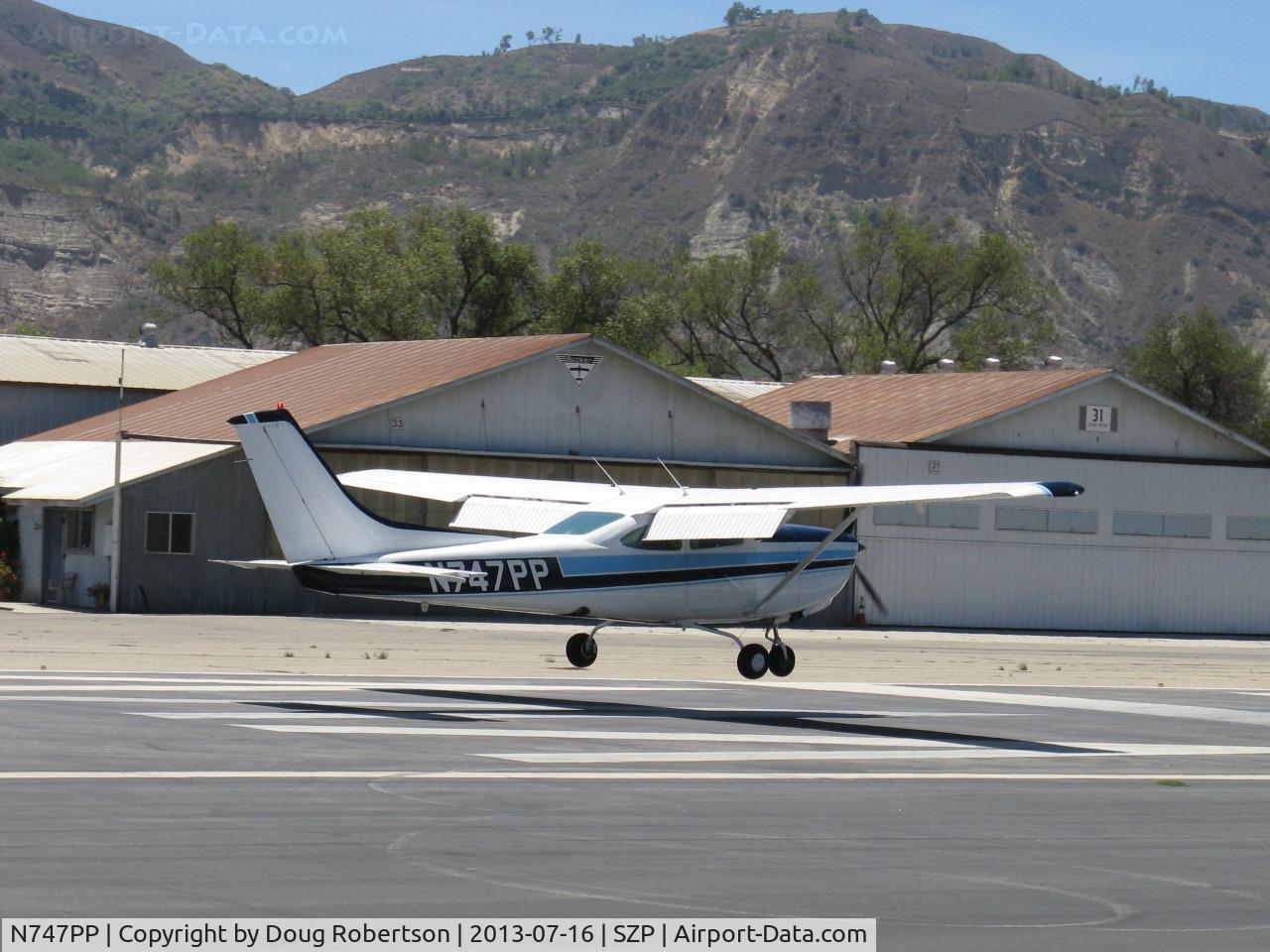 N747PP, 1980 Cessna 182R Skylane C/N R18201587, 1980 Cessna 180R SKYLANE RG, Lycoming O-540-J3C5D 235 Hp, landing Rwy 22