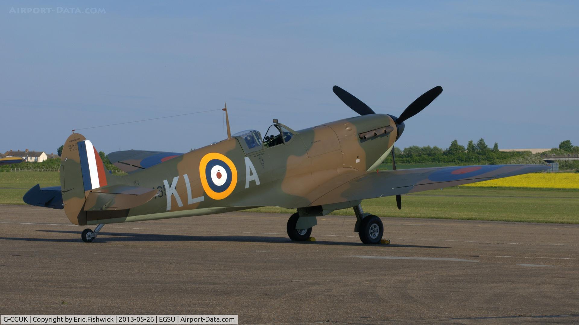 G-CGUK, 1940 Supermarine 300 Spitfire Mk1A C/N 6S-75531, 2. G-CGUK (X4650) at the IWM Spring Airshow, May 2013.