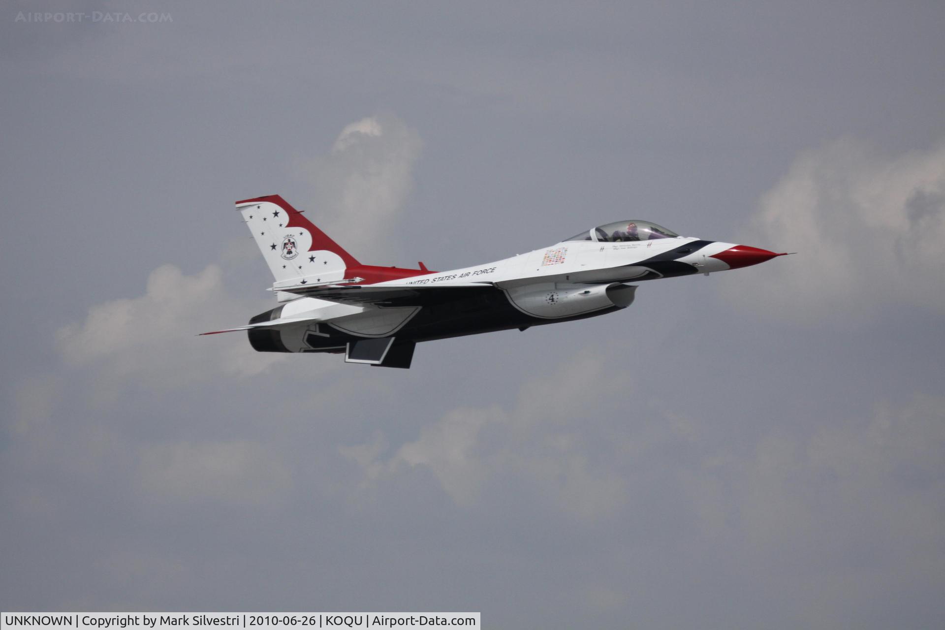 UNKNOWN, General Dynamics F-16C Fighting Falcon C/N Unknown, Quonset Point, RI 2010 - T-Bird 4