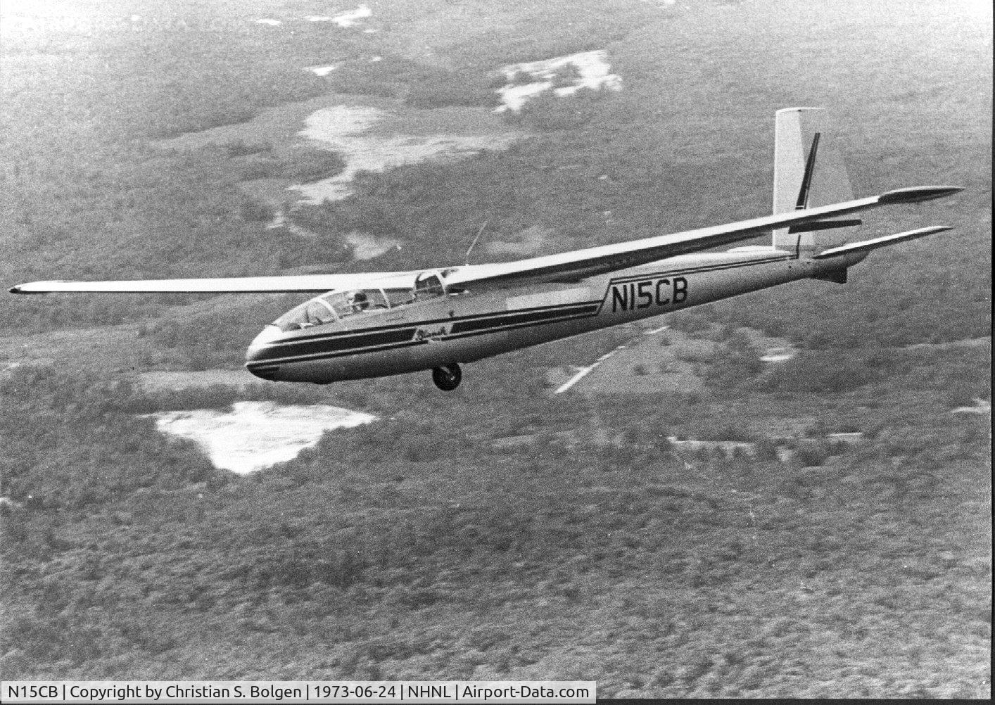 N15CB, 1971 Let BLANIK L-13 C/N 174806, Nils Bolgen Doing 5 Hours in Blanik N15CB