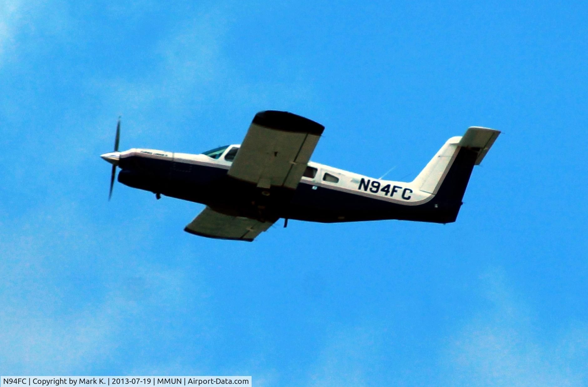 N94FC, 1978 Piper PA-32RT-300T Turbo Lance II C/N 32R-7887007, Piper N94FC departs on runway 12R.