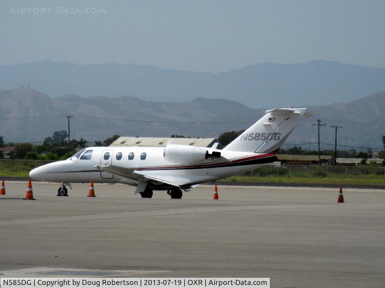 N585DG, 1994 Cessna 525 Citation Jet C/N 525-0057, 1994 Cessna 525 CITATION CJ1, two Williams FJ44-1A Turbofans with Thrust Attenuators, 1,900 lb st each. Digitally-controlled pressurization system.