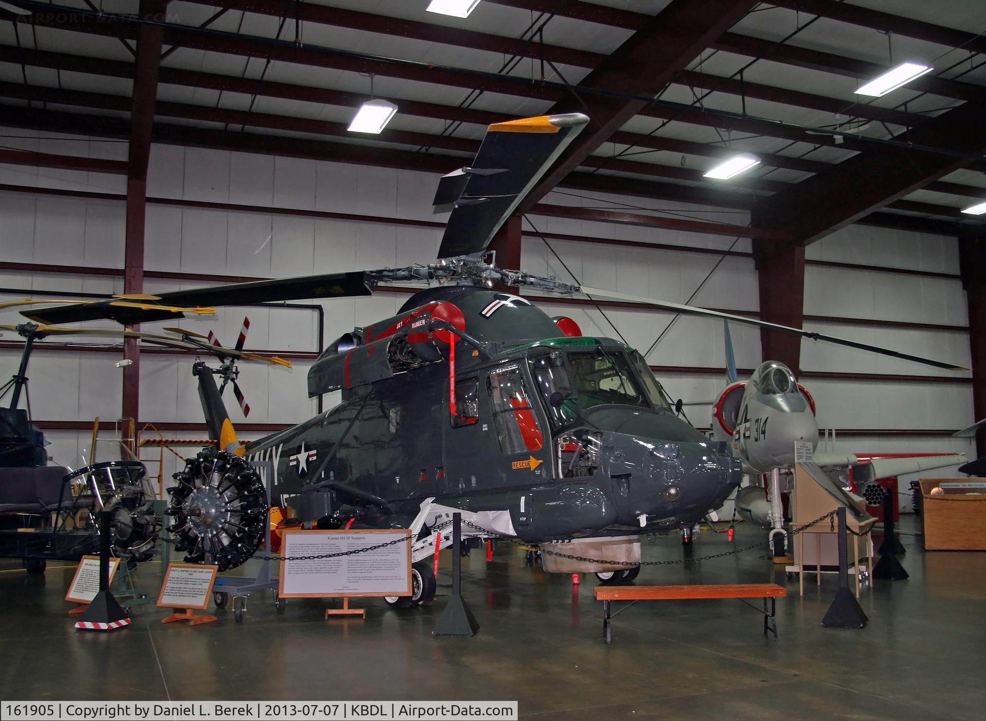161905, Kaman SH-2F Seasprite C/N 216, At long last - here she is, resplendent in her newly restored glory at the New England Air Museum.