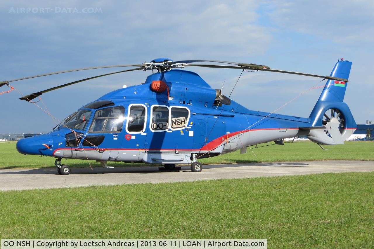 OO-NSH, 2004 Eurocopter EC-155B-1 C/N 6681, Noordzee Helikopters Vlaanderen. Delivery flight from Azerbaijan to Belgium. Former 4K-AZ44