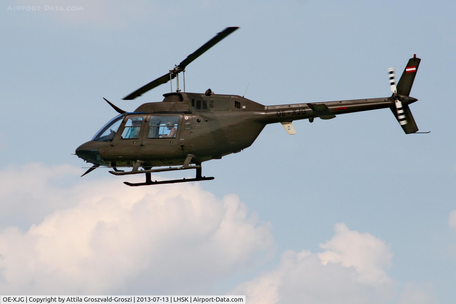 OE-XJG, 1969 Agusta AB-206A JetRanger C/N 8134, Siofok-Kiliti Airport, Hungary