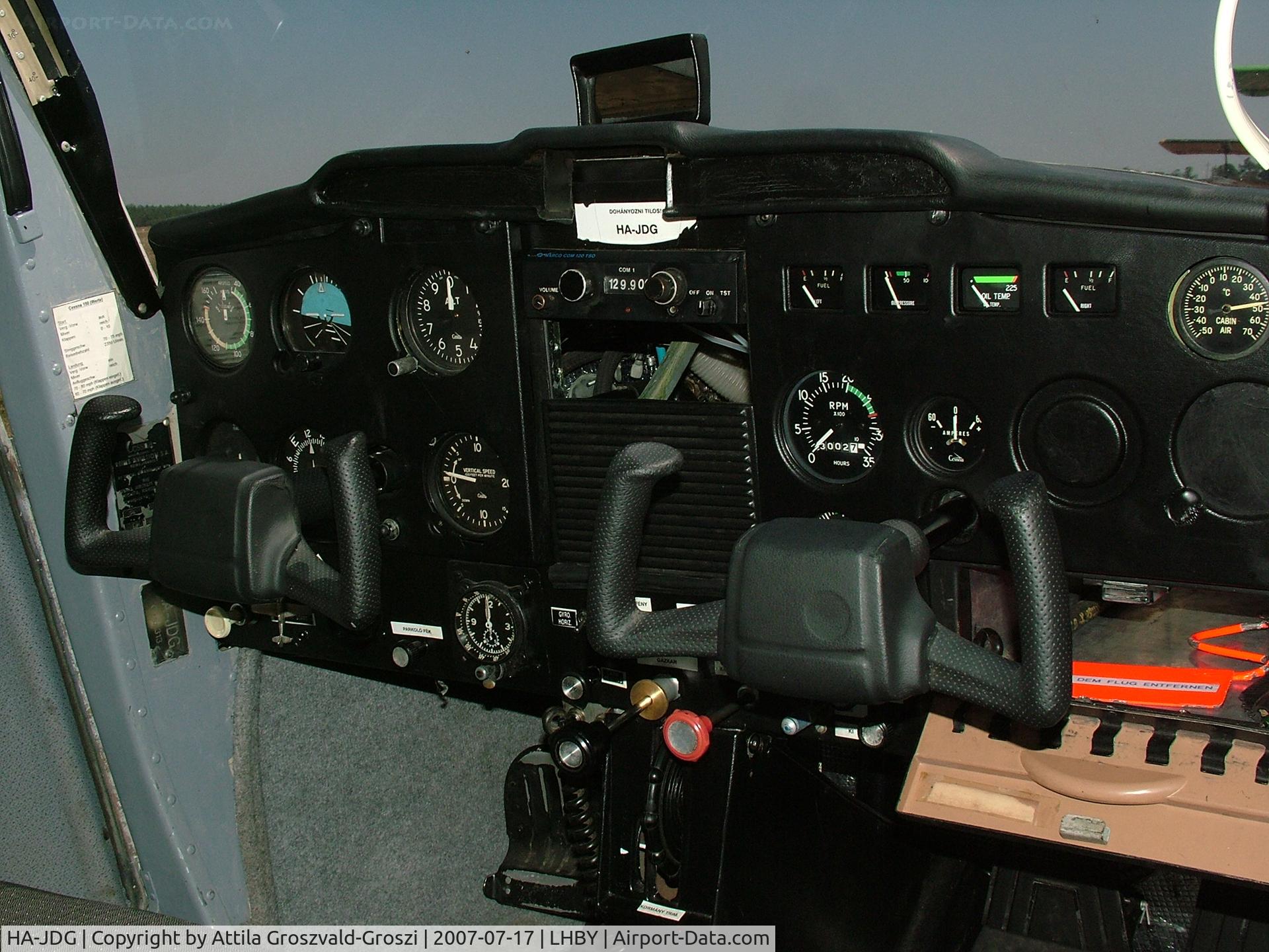 HA-JDG, 1968 Reims F150H C/N 0313, Györszentiván-Böny Airport
