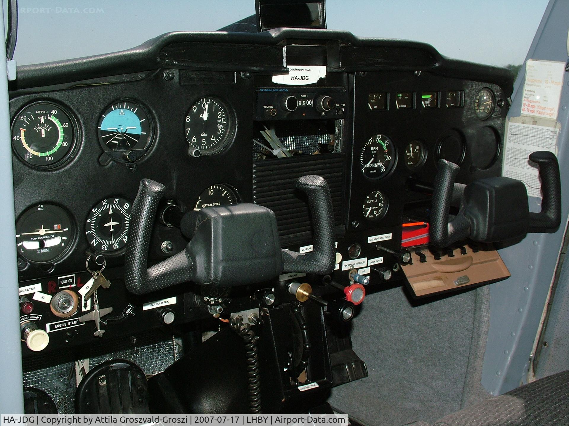HA-JDG, 1968 Reims F150H C/N 0313, Györszentiván-Böny Airport