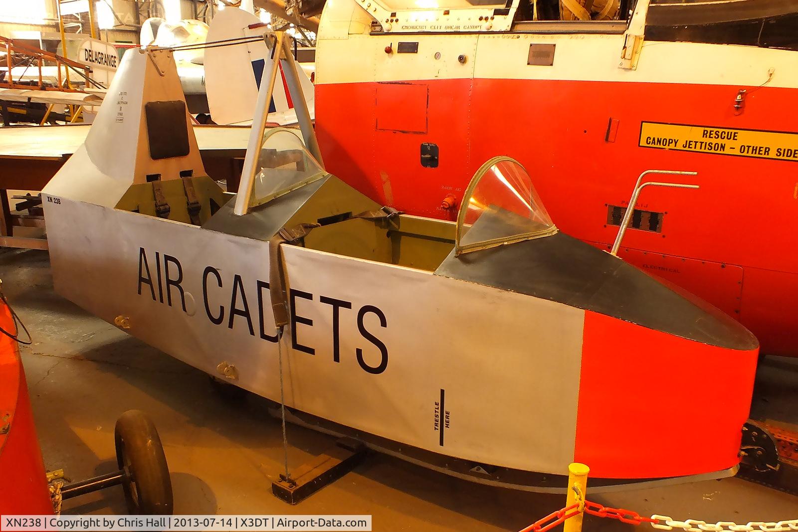 XN238, 1959 Slingsby T-31B Cadet TX.3 C/N 1177, preserved at the South Yorkshire Aircraft Museum, AeroVenture, Doncaster