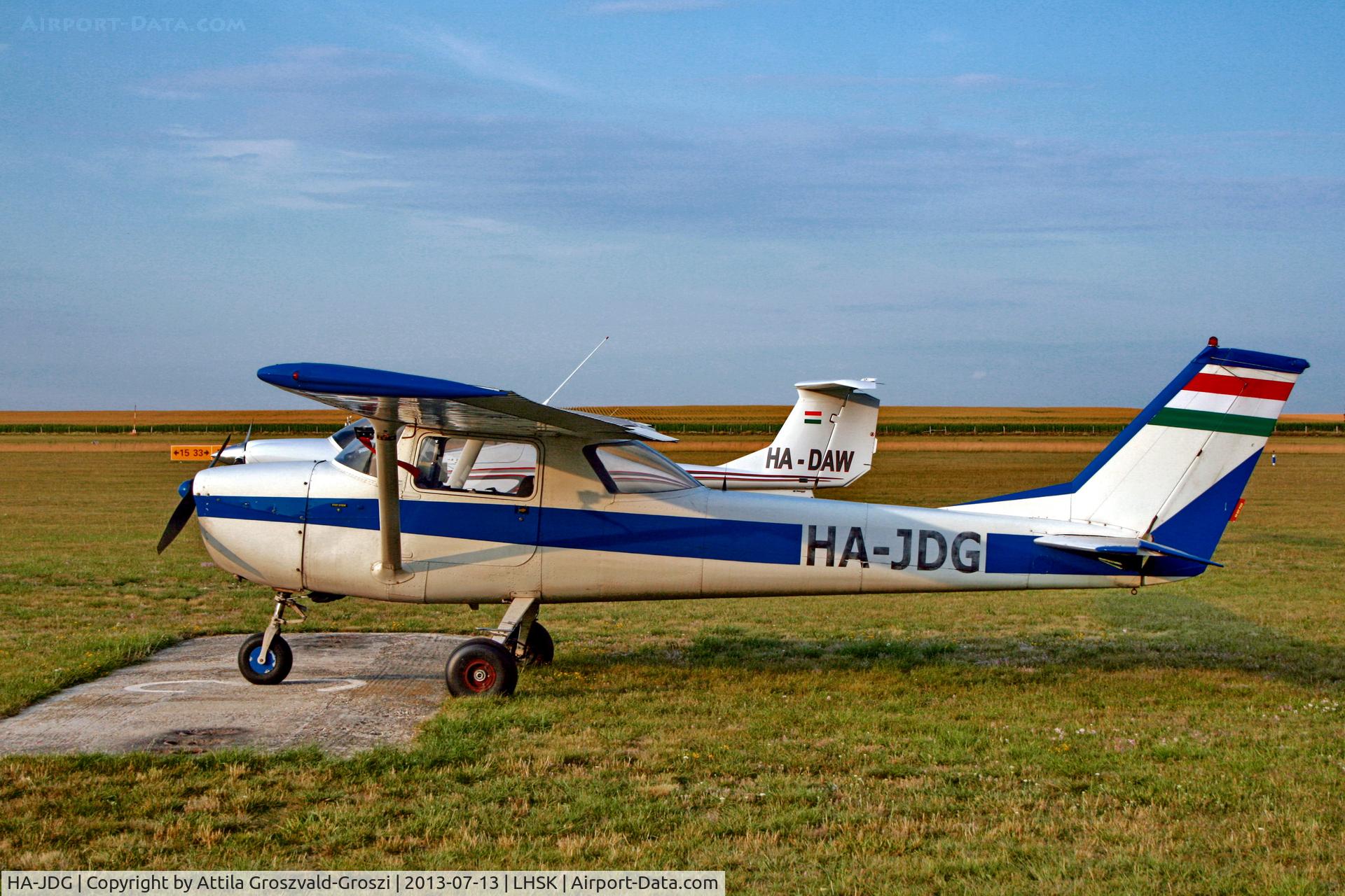 HA-JDG, 1968 Reims F150H C/N 0313, Siofok-Kiliti Airport, LHSK - Hungary