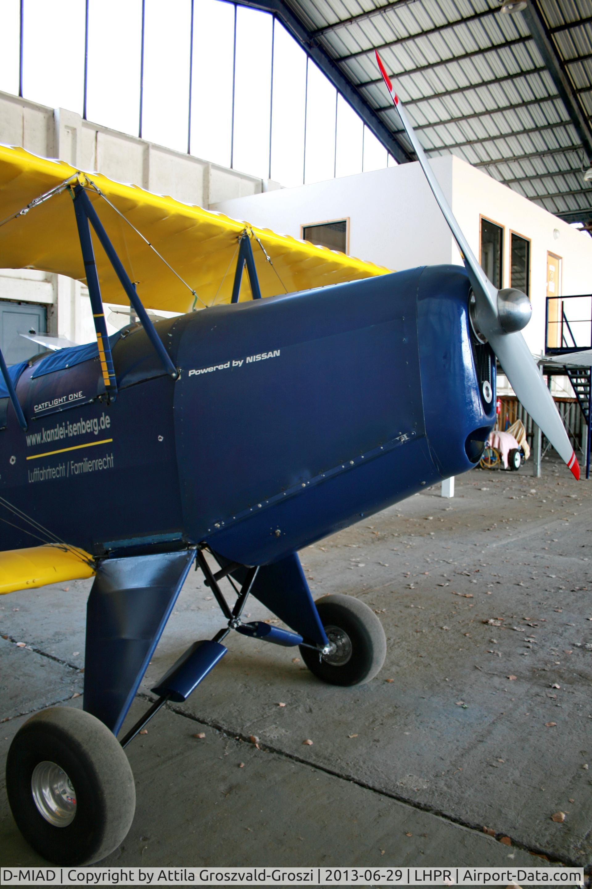 D-MIAD, 2001 Platzer Kiebitz B9 C/N 143, Györ-Pér Airport - Hungary