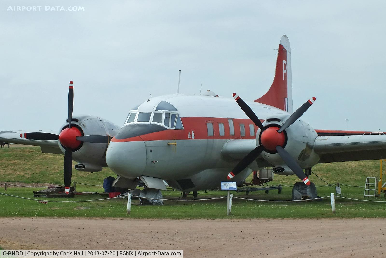 G-BHDD, 1953 Vickers Varsity T.1 C/N Not found WL626/G-BHDD, Preserved at the East Midlands Aeropark