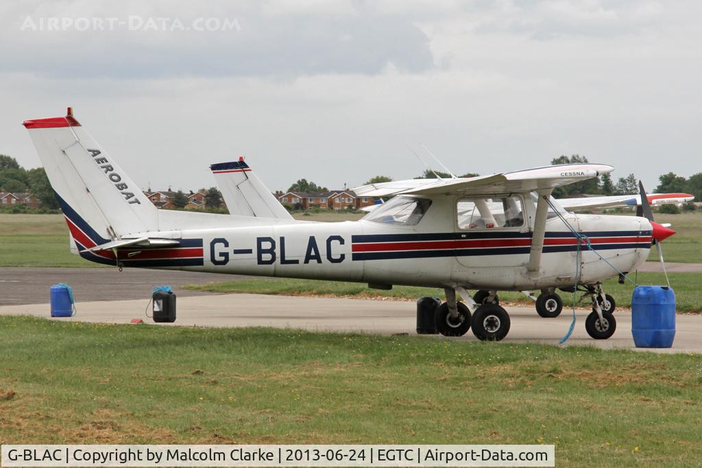 G-BLAC, 1980 Reims FA152 Aerobat C/N 0370, Reims FA152, Cranfield Airport, June 2013.