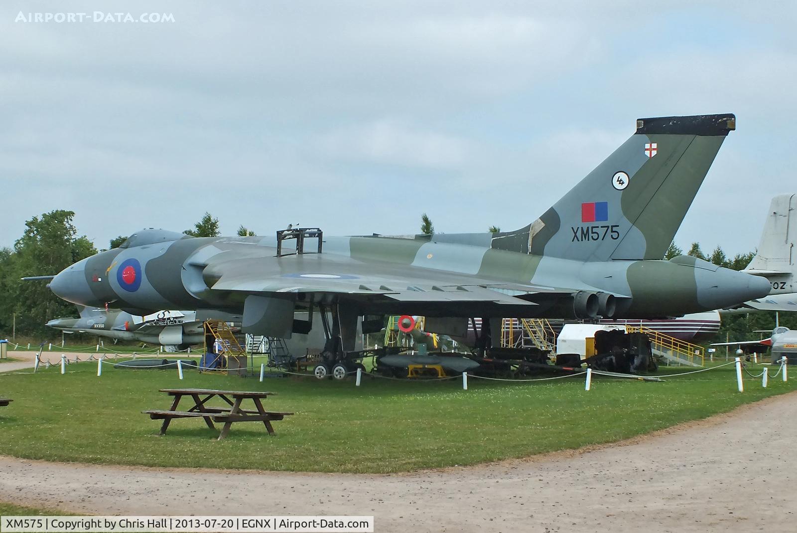 XM575, 1959 Avro Vulcan B.2A C/N Set 56, Preserved at the East Midlands Aeropark