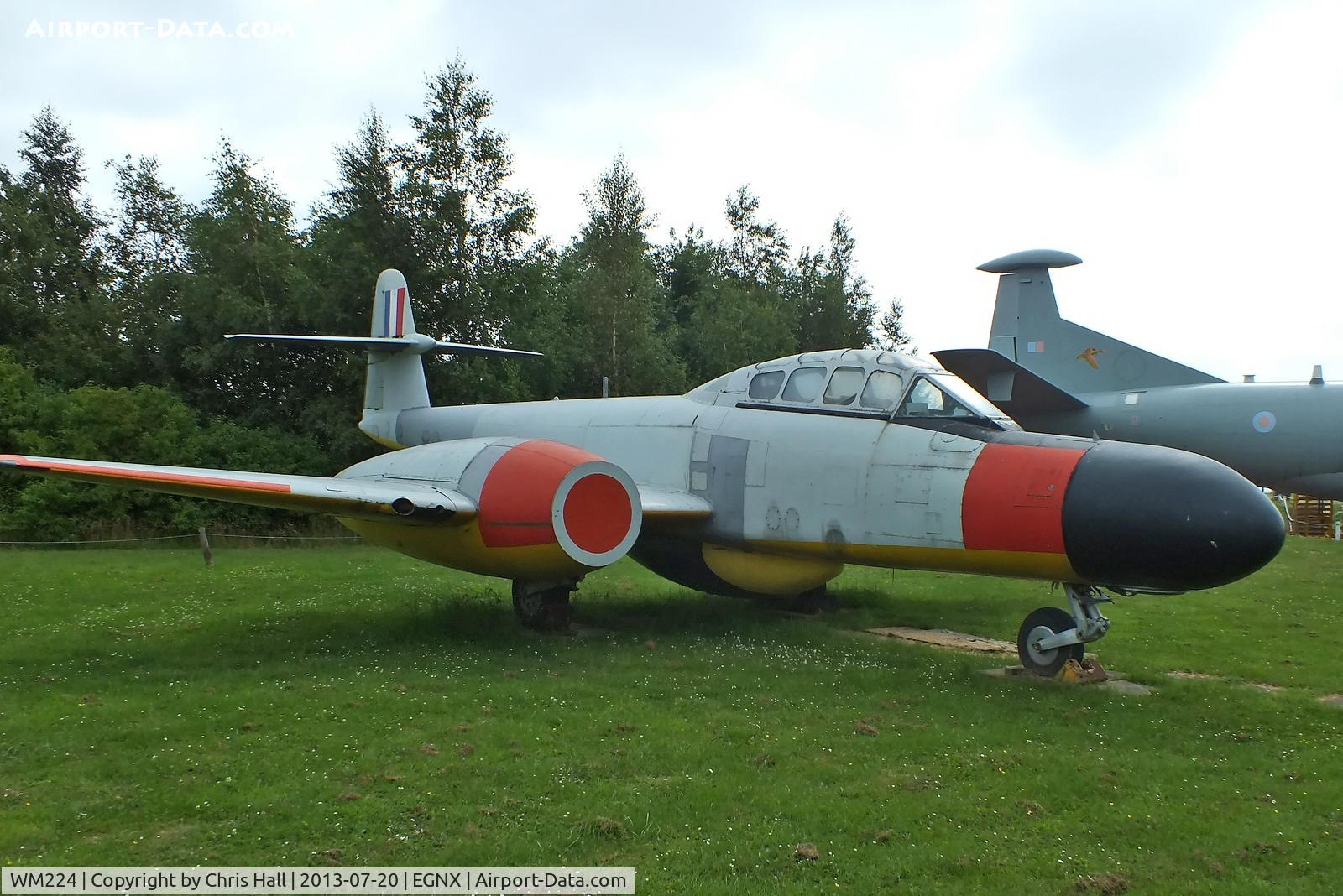 WM224, 1952 Gloster Meteor TT.20 C/N Not found WM224, Preserved at the East Midlands Aeropark