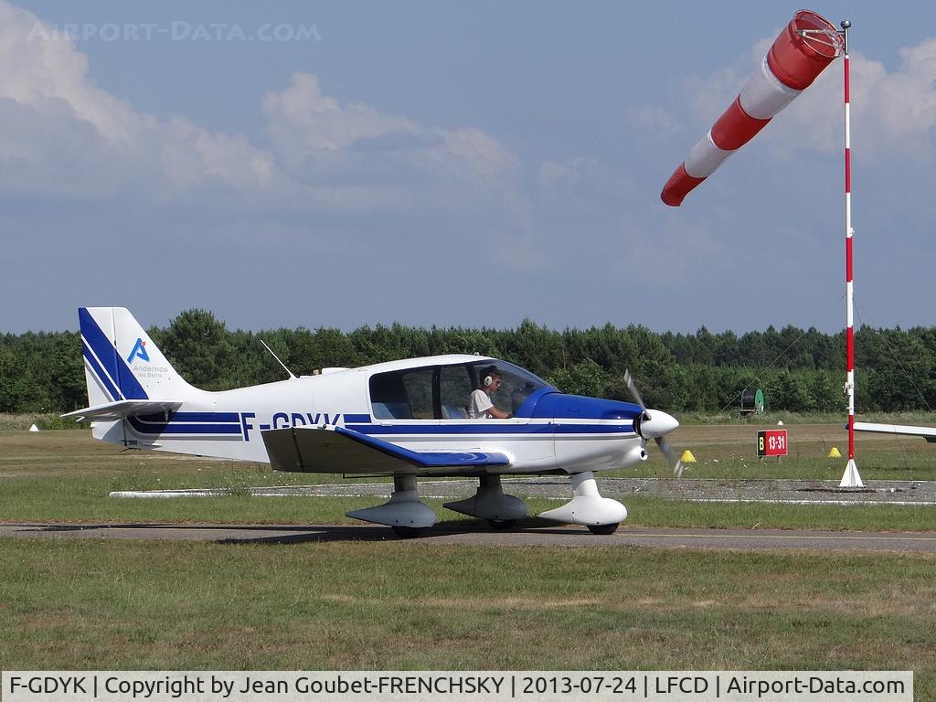 F-GDYK, Robin DR-400-120 Dauphin 2+2 C/N 1661, aéroclub d'Andernos