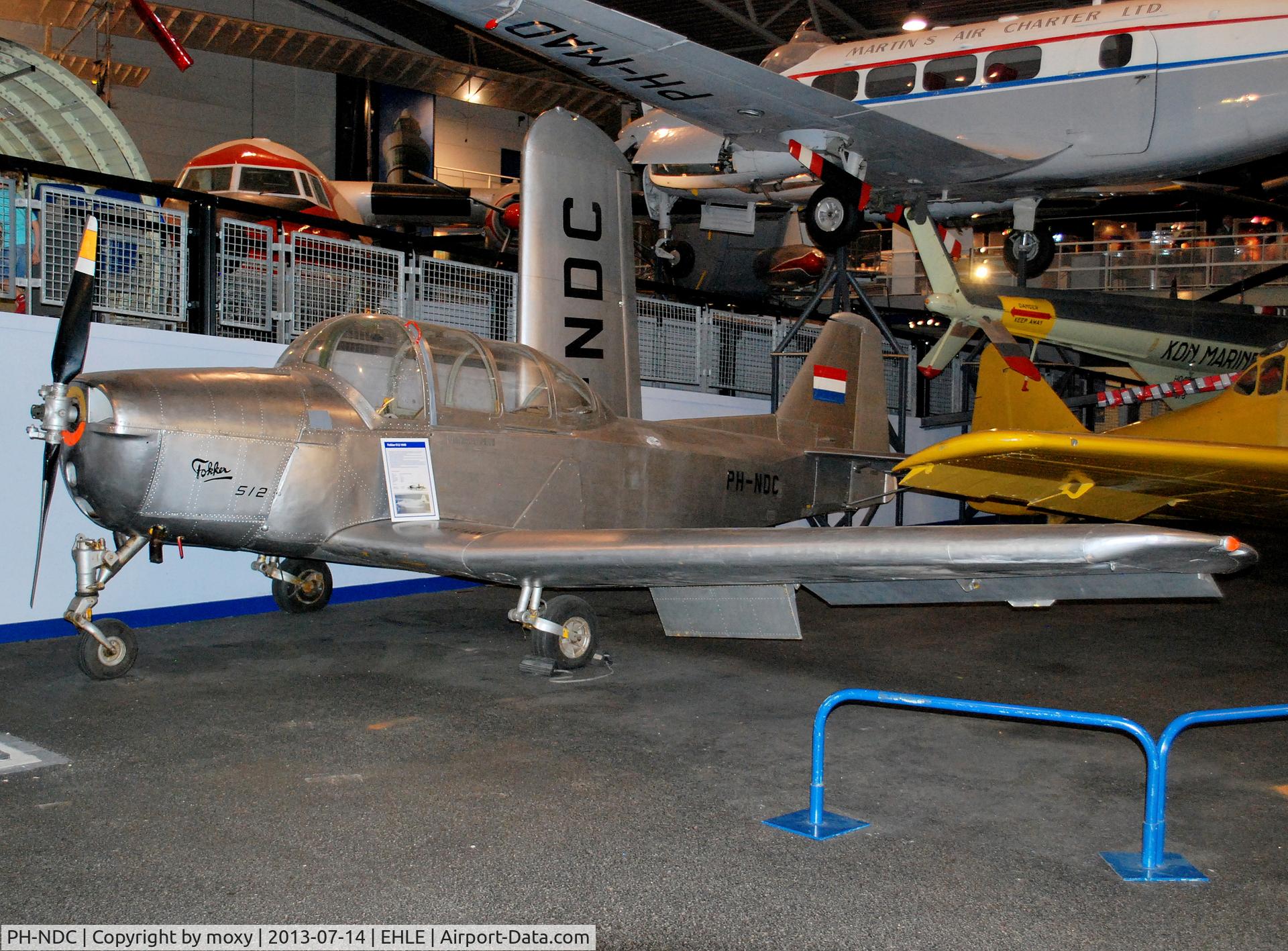 PH-NDC, Fokker S.12 Instructor C/N 6287, Fokker S.12 Instructor at the Aviodome, Lelystad.