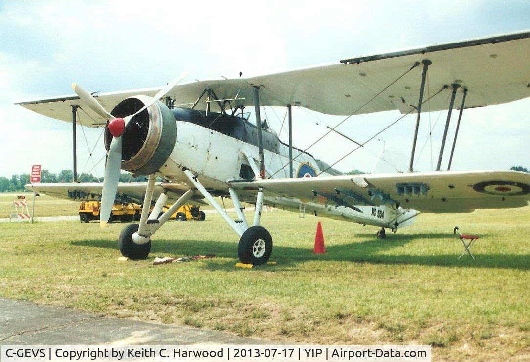 C-GEVS, 1942 Fairey Swordfish Mk.II C/N F/B3S/207/A, C-GEVS 1942 Fairey MK.II Swordfish