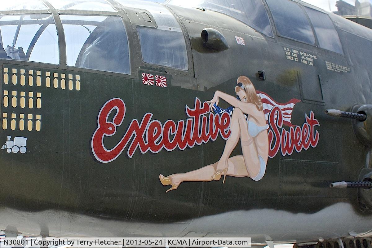 N30801, 1944 North American TB-25N Mitchell C/N 108-34076, At Camarillo Airport , California