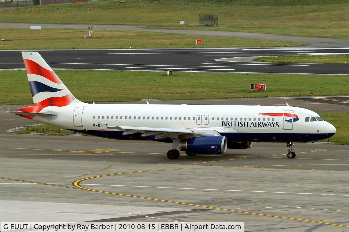G-EUUT, 2007 Airbus A320-232 C/N 3314, Airbus A320-232 [3314] (British Airways) Brussels~OO 15/08/2010