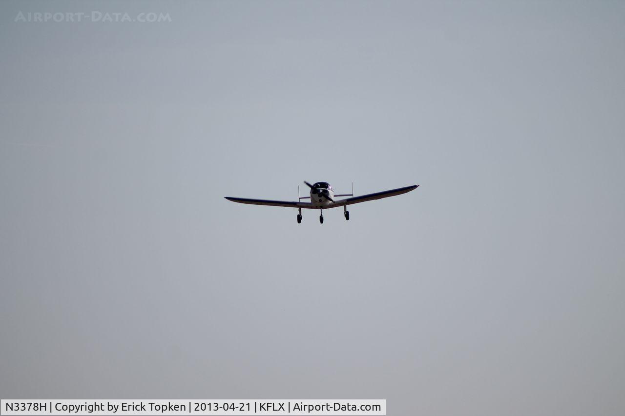 N3378H, 1946 Erco 415D Ercoupe C/N 4003, Final Rwy 3 KFLX