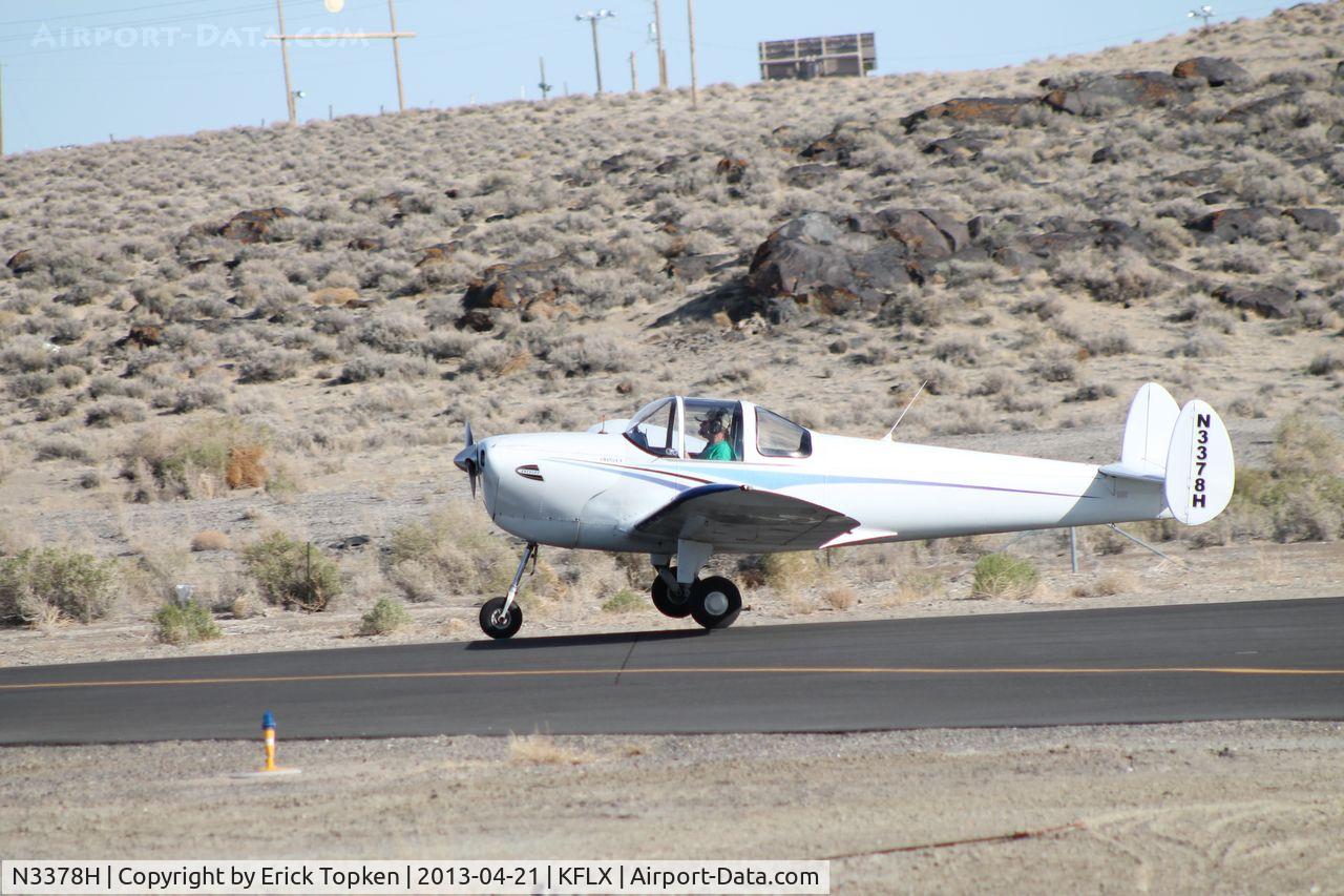 N3378H, 1946 Erco 415D Ercoupe C/N 4003, Touch Down Rwy 3 KFLX