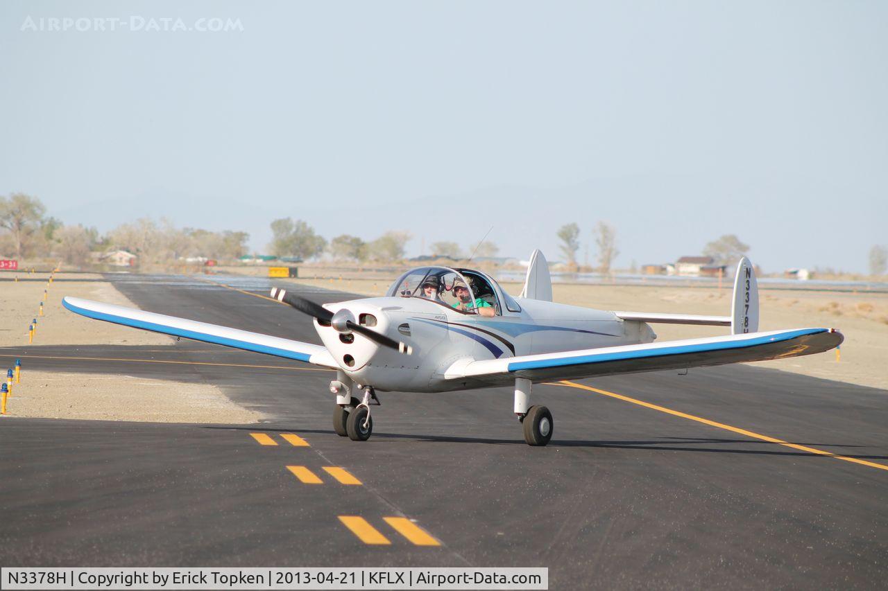 N3378H, 1946 Erco 415D Ercoupe C/N 4003, Taxi In @ KFLX