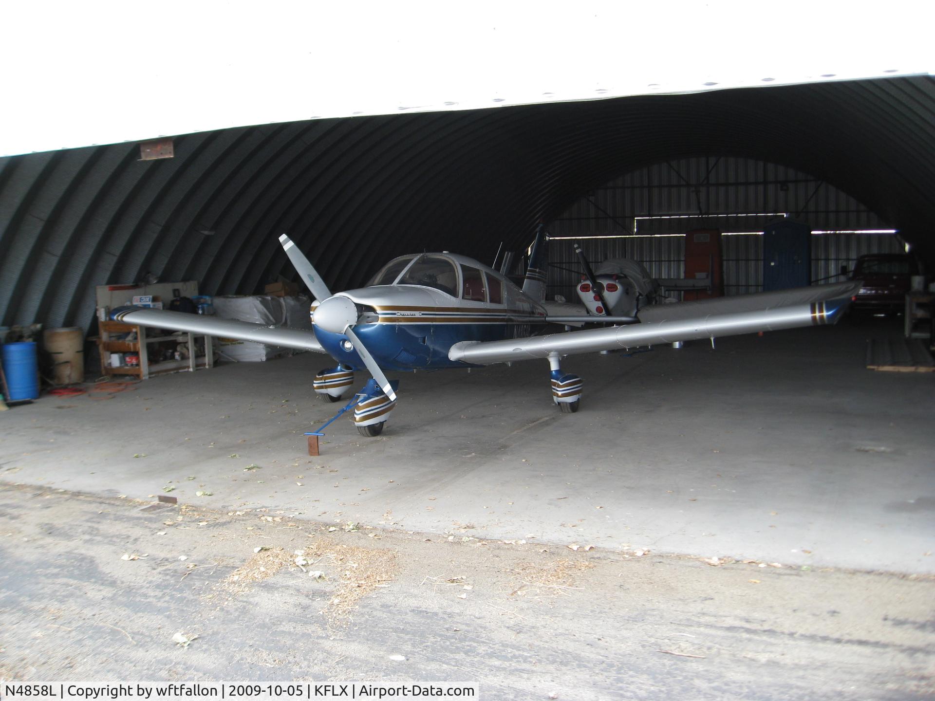 N4858L, 1967 Piper PA-28-180 C/N 28-4208, New Home with N3378H @ 1NV1