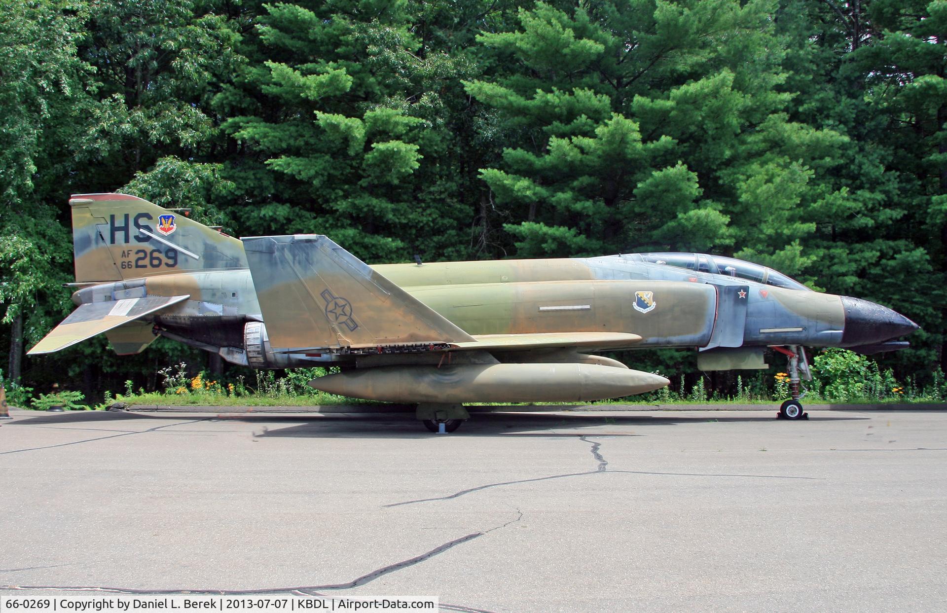 66-0269, 1966 McDonnell F-4D Phantom II C/N 1936, Nice new addition to the New England Air Museum.  This aircraft served in Vietnam.
