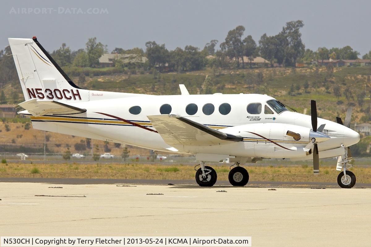 N530CH, 1992 Beech C90A King Air C/N LJ-1322, At Camarillo Airport , California