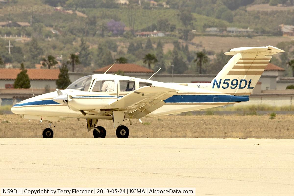 N59DL, 1979 Beech 76 Duchess C/N ME-143, At Camarillo Airport , California