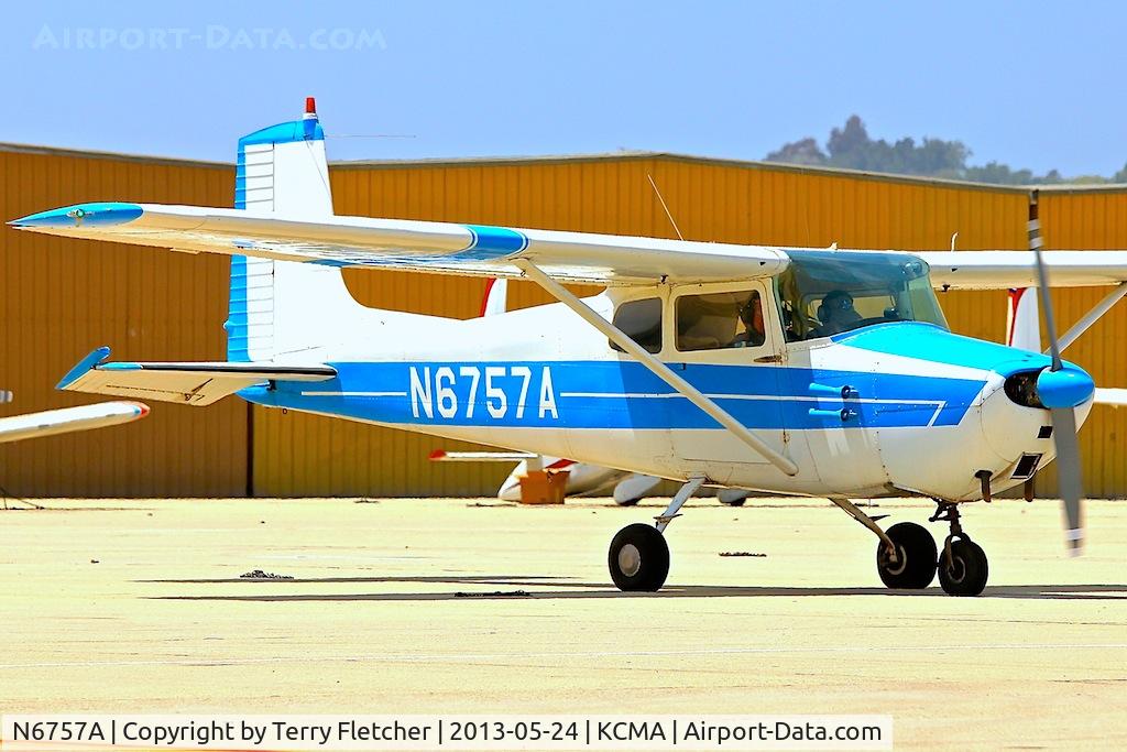 N6757A, 1956 Cessna 172 C/N 28857, At Camarillo Airport , California