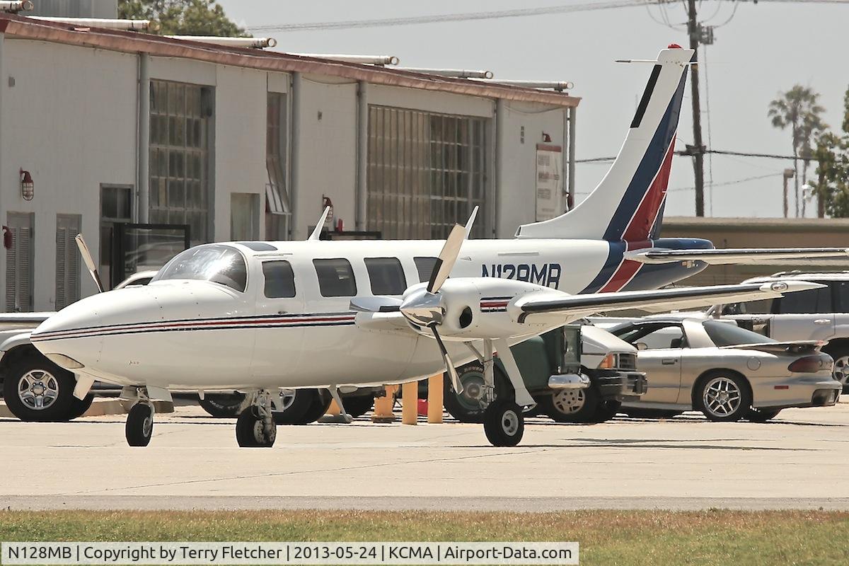 N128MB, 1981 Piper Aerostar 602P C/N 62P08768165013, At Camarillo Airport , California