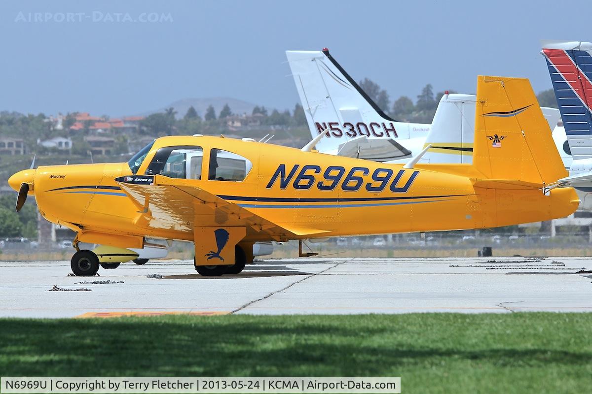 N6969U, 1964 Mooney M20E C/N 329, At Camarillo Airport , California